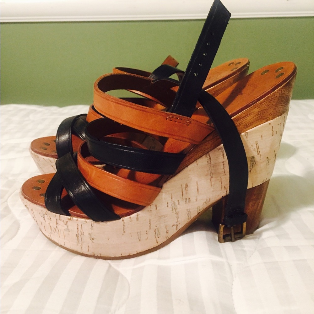 Anthropologie brand Holding Horses Strappy Shoes
